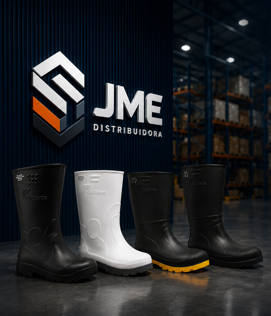 JME Distribuidora e linhas de calçados ocupacionais